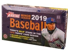 2019 Topps Heritage Minor League Baseball Hobby Box